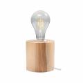 ledbox lámpara de madera para mesa salgado e27