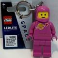 Lego Espacio Minifigura Rosa Spaceman Led Lite Llavero Nuevo Luz
