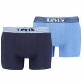 levis levi's boxer 2 pairs briefs, calzoncillos tipo bÃ³xer azul marino para hombre uomo