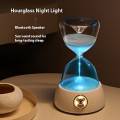 lightinthebox reloj de arena luz nocturna para dormir altavoz bluetooth lámpara de noche para dormitorio creativa lámpara ambiental