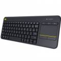 logitech teclado logitech k400 plus touch keyboard negro wireless inalambrico