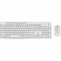 logitech teclado+raton mk295 silent wireless combo blanco/n