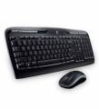 logitech wireless desktop mk330 teclado ratón incluido rf inalámbrico qwertz eslovaco negro