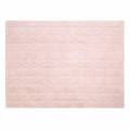 lorena canals alfombra lavable de algodÃ³n rosa / vainilla 120x160 cm