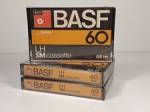 Lot De 3 Cassettes Basf Lh 60 Min Neuves - New & Sealed Audio K7