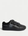 m&s collection zapatillas deportivas infantiles de piel con velcro de spider-manâ„¢ (8pequeÃ±o- 2grande) - black, black