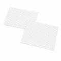 micuna juego de 2 sábanas bajeras para cuna (60 x 120 cm.) micuna lili blanco/azul