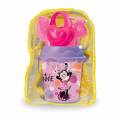 minnie mochila playa mouse con cubo y accesorios