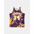 mitchell & ness camiseta nba lakers shaquille o'neal 1996