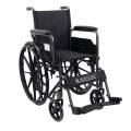 mobiclinic silla de ruedas plegable asiento 40 cm acero ruedas traseras extraÃ­bles reposapiÃ©s y reposabrazos s220 sevilla minusvÃ¡lidos premium