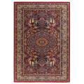 mundoalfombra - alfombra de lana virgen shangai 19 rojo