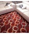 mundoalfombra nikos 3130 - alfombra moderna de pura lana virgen