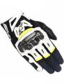 no brand guantes alpinestars smx-2 air carbon v2 negro / blanco / amarillo fluor - motopasiÃ³n store
