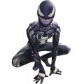 no brand kids boys venom spider-man cosplay costume party jumpsuit fancy dress