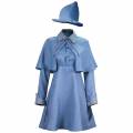 no brand mago escuela bruja fleur isabelle delacour disfraz de cosplay beauxbaton magic mujeres uniforme escolar sombrero vestido traje halloween alta calidad donna