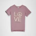 nyc camiseta manga corta rosa love mujer - color:, rosa, donna