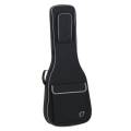 ortola funda guitarra electrica mochila/bolsillos acolchado 20 mm med: 103x38x32x6,5cm. negro y gris