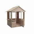 outdoor toys casita infantil de madera 120x108x138 cm (1,2 mÂ²) adele