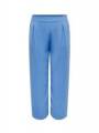 Pantaloni Only Carmakoma Da Donna In Tessuto 100% Poliestere, Colore Blu Mode...