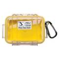 Peli Micro Case 1010 Transparente Con Inserción De Goma Amarilla Maleta Exterior Nueva