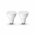 philips hue philips hue white and color ambiance pack 2 bombillas led inteligentes gu10 etooth - 929001953112, blu