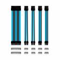 phoenix kit cables extensores para fuente de alimentación negro y azul