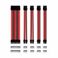 phoenix kit cables extensores para fuente de alimentación negro y rojo