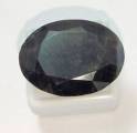 Piedra Preciosa Suelta De Zafiro Negro Africano Natural Sin Tratar Corte Ovalado B44