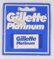 Prl) Lamette Da Barba Gillette Platinum 5 Lame Acciaio Filo Platino 115286 1980