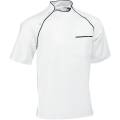 pulsiva camisa de cocina para hombre pirlo ; talla 44; blanco/negro uomo