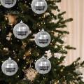 puntos party time bola de navidad reutilizable, fÃ¡cil de colgar, bolas de discoteca reflectantes, colgante para decoraciÃ³n de fiestas y festivales, 12 uds.