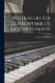 Recherches Sur Le Mcanisme De La Voix Humaine By Francesco Bennati (french) Pape