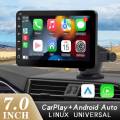 sagetechnology reproductor de vÃ­deo multimedia carplay android auto radio para coche pantalla tÃ¡ctil portÃ¡til de 7 pulgadas bluetooth 5,0 con control remoto