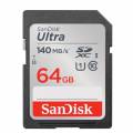 sandisk tarjeta de memoria secure digital sdxc sandisk ultra / 64gb / clase 10 / sdxc / 140mb/s