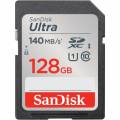 sandisk tarjeta de memoria secure digital sdxc sandisk ultra / 128gb / clase 10 / sdxc / 140mb/s