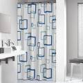 sealskin - cortina de ducha retro azul 180x200 cm