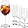 Set 6 Copas De Vino Bebida Tritan Para Aperitivos Retoques Buffet Cóctel 470ml