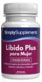 simply supplements libido plus para mujer - 60 cápsulas, donna