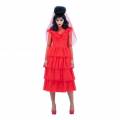 smiffy's disfraz de lydia novia rojo bitelchÃºs para mujer donna