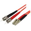 startech.com startechcom cable adaptador de red de 2m multimodo dúplex fibra Óptica lcst 50125 patch duplex