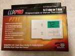 Termostato Luxpro 1 Heat 1 Cool L Programable O Manual - P711- 5/2 O 7 Días