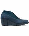 the flexx zapatos de cuña de mujer zapatos spacestretch blue, blu, donna