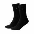 tommy hilfiger calcetines mujer - talla 35/38, negro, donna
