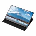 tomtop 15.6 inch portable monitor ultra thin display 1080p ips screen with smart cover
