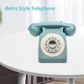 tomtop desktop corded phone 80s vintage retro style telephone desk landline phone support ring volume control for home office business hotel cafe bar old fashioned decoration