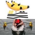 tomtop jms flotador inflable del estabilizador del pvc del kayak con el flotador derecho de la pesca del barco del kayak de la caÃ±a de los brazos del compaÃ±ero