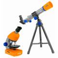 toy planet set telescopio más microscopio bresser