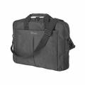 trust primo maletin para portatil hasta 16 - bolsillo exterior - 2 compartimentos interiores - bandolera - color negro