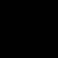 vidaxl mesa alta de bar negra de mdf 55x55x107 cm