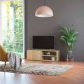 vidaxl mueble bajo para tv nelly 2 estantes + 1 armario madera 37x120x34 cm